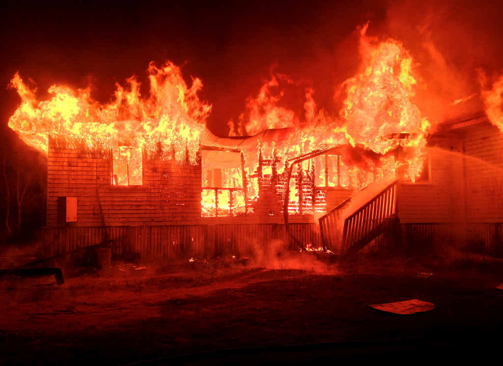 BLAZE: Fire completely destroyed the home of Deuchar couple Donna and Tony A’Court in the early hours of yesterday morning. BLAZE: Fire completely destroyed the home of Deuchar couple Donna and Tony A’Court in the early hours of yesterday morning.